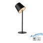 Preview: JUST LIGHT BOTERIA LED AKKU-Tischleuchte Warmweiss Dimmbar 2,5W schwarz IP54 19251-18