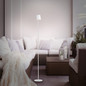 Preview: JUST LIGHT EURIA LED AKKU-Stehleuchte Warmweiss Dimmbar 2,5W weiss IP54 19252-16