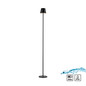 Preview: JUST LIGHT EURIA LED AKKU-Stehleuchte Warmweiss Dimmbar 2,5W schwarz IP54 19252-18
