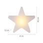Preview: JUST LIGHT AKKU STAR LED AKKU-Leuchte CCT Dimmbar 2W weiss IP44 19290-16