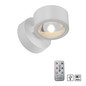 Preview: JUST LIGHT AKKU-CHIA LED AKKU-Wandleuchte Warmweiss Dimmbar 2W 2-fach weiss 19330-16