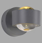 Preview: JUST LIGHT AKKU-CHIA LED AKKU-Wandleuchte Warmweiss Dimmbar 2W 2-fach silber 19330-21