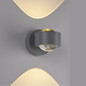 Preview: JUST LIGHT AKKU-CHIA LED AKKU-Wandleuchte Warmweiss Dimmbar 2W 2-fach silber 19330-21