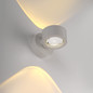 Preview: JUST LIGHT AKKU-CHIA LED AKKU-Wandleuchte Warmweiss Dimmbar 2W 2-fach Sandbrise 19330-39