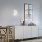 Preview: JUST LIGHT AKKU ZIDDY LED AKKU-Wandleuchte Warmweiss 3W 2-fach weiss IP44 19475-16