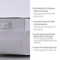 Preview: JUST LIGHT AKKU ZIDDY LED AKKU-Wandleuchte Warmweiss 3W 2-fach weiss IP44 19475-16
