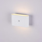 Preview: JUST LIGHT AKKU ZIDDY LED AKKU-Wandleuchte Warmweiss 3W 2-fach weiss IP44 19475-16
