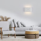 Preview: JUST LIGHT AKKU ZIDDY LED AKKU-Wandleuchte Warmweiss 3W 2-fach weiss IP44 19475-16