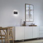 Preview: JUST LIGHT AKKU ZIDDY LED AKKU-Wandleuchte Warmweiss 3W 2-fach schwarz IP44 19475-18