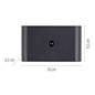 Preview: JUST LIGHT AKKU ZIDDY LED AKKU-Wandleuchte Warmweiss 3W 2-fach schwarz IP44 19475-18