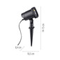 Preview: JUST LIGHT LASER LED Erdspießleuchte Laser Grün,Rot max.6W schwarz IP44 19940-18