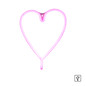 Preview: JUST LIGHT NEON-HERZ LED Neon-LED-Bild pink 7W pink 85020-87