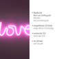 Preview: JUST LIGHT NEON-LOVE LED Neon-LED-Bild pink 6,5W pink 85021-87
