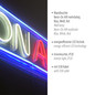Preview: JUST LIGHT NEON-ON AIR LED Neon-LED-Bild Blau,weiss,rot 10W multicolor 85023-70