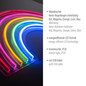 Preview: JUST LIGHT NEON-RAINBOW LED Neon-LED-Bild bunt 8,5W multicolor 85024-70