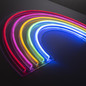 Preview: JUST LIGHT NEON-RAINBOW LED Neon-LED-Bild bunt 8,5W multicolor 85024-70
