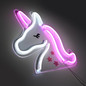 Preview: JUST LIGHT NEON-UNICORN LED Neon-LED-Bild Pink,weiss 6,5W multicolor 85025-70