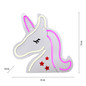 Preview: JUST LIGHT NEON-UNICORN LED Neon-LED-Bild Pink,weiss 6,5W multicolor 85025-70