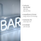 Preview: JUST LIGHT NEON-BAR LED Neon-LED-Bild weiß 7,5W weiss 85026-16