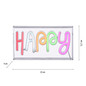 Preview: JUST LIGHT NEON-HAPPY LED Neon-LED-Bild bunt 6,5W multicolor 85027-70
