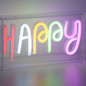 Preview: JUST LIGHT NEON-HAPPY LED Neon-LED-Bild bunt 6,5W multicolor 85027-70