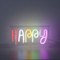 Preview: JUST LIGHT NEON-HAPPY LED Neon-LED-Bild bunt 6,5W multicolor 85027-70