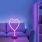 Preview: JUST LIGHT NEON-HERZ LED Neon-LED-Bild pink 1W pink 85028-87