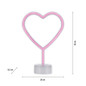 Preview: JUST LIGHT NEON-HERZ LED Neon-LED-Bild pink 1W pink 85028-87