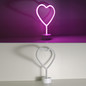 Preview: JUST LIGHT NEON-HERZ LED Neon-LED-Bild pink 1W pink 85028-87