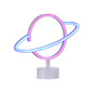 Preview: JUST LIGHT NEON-SATURN LED Neon-LED-Bild Pink,blau 1W multicolor 85029-70