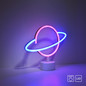 Preview: JUST LIGHT NEON-SATURN LED Neon-LED-Bild Pink,blau 1W multicolor 85029-70