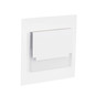 Preview: Kanlux LED Wandeinbauleuchte Sabik 0,8W warmweiss 3000K Weiß Edelstahl 23796