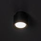 Preview: Kanlux LED Aufbaustrahler Sonor 6W CCT warm-/neutral-/tageslichtweiss 3000K/4000K/5700K Schwarz Aluminium Ø9cm 24365