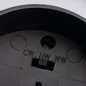 Preview: Kanlux LED Aufbaustrahler Sonor 12W CCT warm-/neutral-/tageslichtweiss 3000K/4000K/5700K Schwarz Aluminium Ø14cm 24367