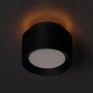 Preview: Kanlux LED Aufbaustrahler Sonor 12W CCT warm-/neutral-/tageslichtweiss 3000K/4000K/5700K Schwarz Aluminium Ø14cm 24367