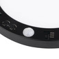 Preview: Kanlux LED Downlight Erga 17W CCT warm-/neutral-/tageslichtweiss 3000K/4000K/6500K Bewegungsmelder Schwarz Ø23cm 24605