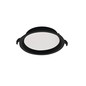 Preview: Kanlux LED Einbau-Downlight Tiberi 21W einstellbar CCT warm-/neutralweiss 3000K/3500K/4000K 90Ra IP44 Schwarz Aluminium Ø18,5cm 26380