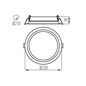 Preview: Kanlux LED Einbau-Downlight Tiberi 29,4W einstellbar CCT warm-/neutralweiss 3000K/3500K/4000K 90Ra IP44 Schwarz Aluminium Ø23cm 26382