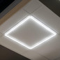 Preview: Kanlux LED Panel Avar 32W CCT warm-/neutral-/tageslichtweiss 3000K/4000K/6500K Weiß Aluminium 59x59cm 26779
