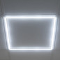 Preview: Kanlux LED Panel Avar 32W CCT warm-/neutral-/tageslichtweiss 3000K/4000K/6500K Weiß Aluminium 59x59cm 26779