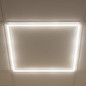 Preview: Kanlux LED Panel Avar 32W CCT warm-/neutral-/tageslichtweiss 3000K/4000K/6500K Weiß Aluminium 59x59cm 26779