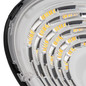 Preview: Kanlux LED Hallenstrahler HB Pro 200W CCT neutral-/tageslichtweiss 4000K/5000K/6500K dimmbar IP65 Schwarz Aluminium Ø31cm 27168