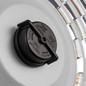 Preview: Kanlux LED Hallenstrahler HB Pro 200W CCT neutral-/tageslichtweiss 4000K/5000K/6500K dimmbar IP65 Schwarz Aluminium Ø31cm 27168