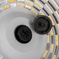 Preview: Kanlux LED Hallenstrahler HB Pro 200W CCT neutral-/tageslichtweiss 4000K/5000K/6500K dimmbar IP65 Schwarz Aluminium Ø31cm 27168