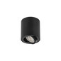 Preview: Kanlux Aufbaustrahler Bord GU10 Schwarz Aluminium Ø8cm 28785