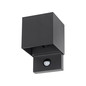 Preview: Kanlux LED Außenwandleuchte Reka 7W neutralweiss 4000K Bewegungsmelder IP54 Graphit Aluminium 10x10cm 28994