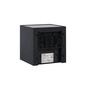 Preview: Kanlux LED Solar-Wandleuchte Reka 3W CCT warm-/neutral-/tageslichtweiss 3000K/4000K/6500K Bewegungsmelder Akku IP65 Graphit Aluminium 10x10cm 28996