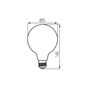 Mobile Preview: Kanlux 29644 XLED LED Filament Lampe E27 5W 1800K Extra-warmweiss