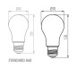 Mobile Preview: Kanlux Lampe XLED A70 E27 Transparent 18W 29648