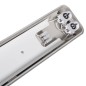 Preview: Kanlux Feuchtraum-Wannenleuchte DICHT 4LED PI G13 Grau 2x IP65 31322
